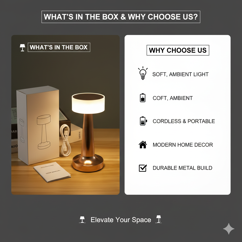 Minimalist LED Desk Lamp