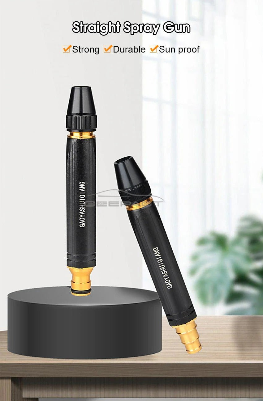 💦 Portable Hose Nozzle 🚿 Adjustable Spray for Car Wash, Garden & Cleaning 🌿