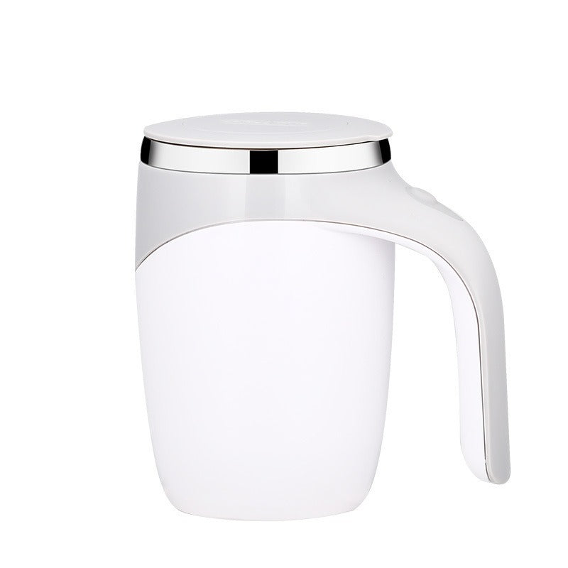 ☕ Electric Stirring Coffee Mug ⚡ Auto Magnetic Cup 🔋 USB Rechargeable Mug 🌀