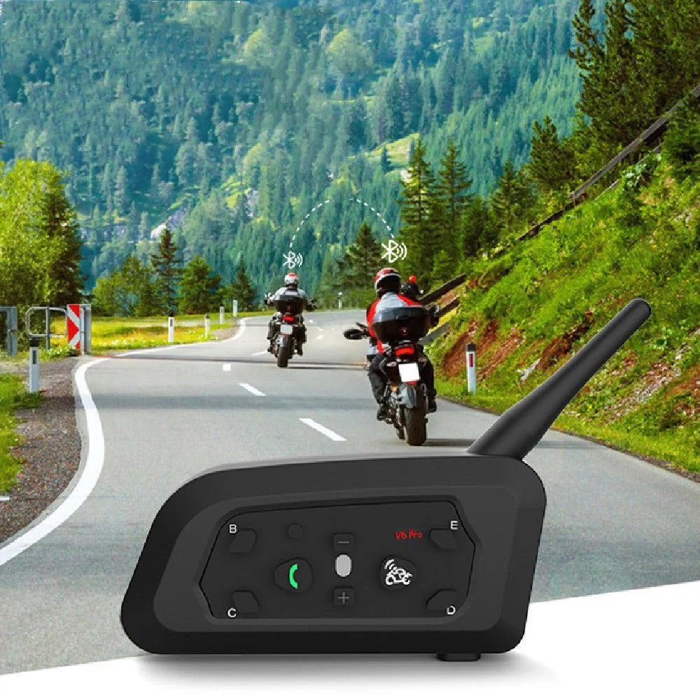 800m Bluetooth Range 🏍 5 Riders Link 🔊 Single Pack