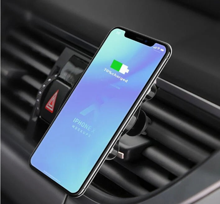 🔋 MagSafe Qi Wireless Car Charger 🚗 Strong Magnetic Mount ⚡ iPhone Friendly