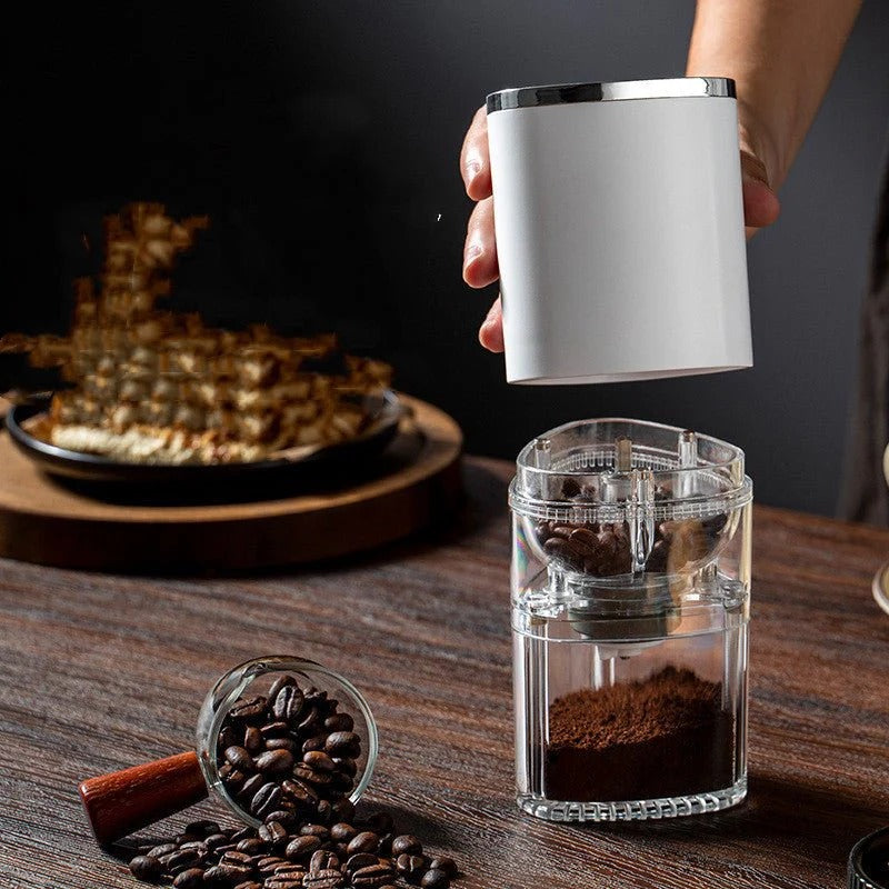 ⚡ Electric Coffee Grinder ☕ USB Rechargeable Bean Crusher 🔋 Portable & Fast