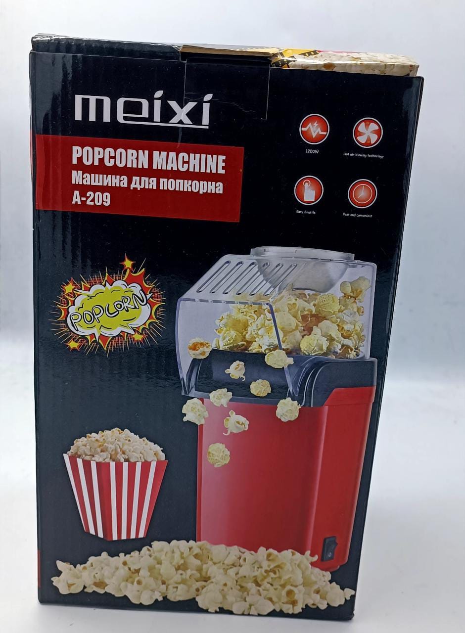 Electric Hot Air Popcorn Maker – Oil Free Snack in 3 Mins
